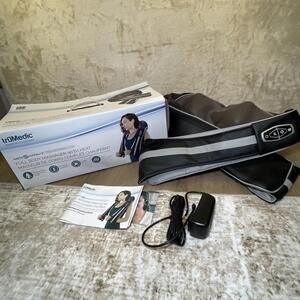 TruMedic IS-3000 PRO InstaShiatsu+ Neck & Back Massager w/Heat Wireless SLD